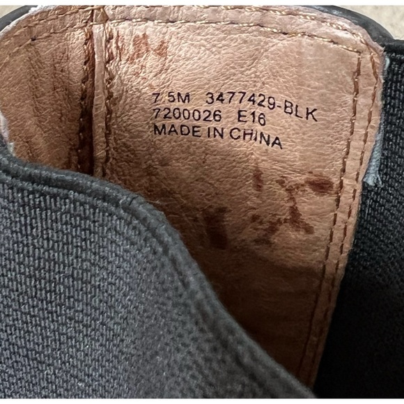 Frye Tate Chelsea black heeled boots size 7.5 - Picture 13 of 14